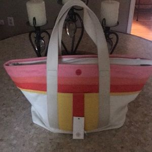 Tory Burch well loved beach bag
